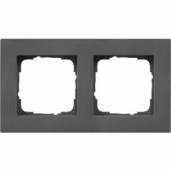 Gira Abdeckrahmen 2fach Anth 0212235