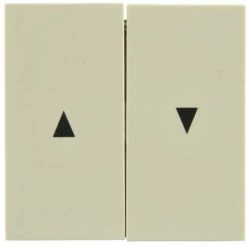 Gira Jalousienschalterwippe, ST55, Cremeweiß Gira Gira Gira Jalousienschalterwippe Gira 4010337294016