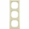 Gira Abdeckrahmen 3-fach, ST55, Cremeweiß 3-fach Gira 0775042437 3-fach Abdeckrahmen 4010337213017 Gira