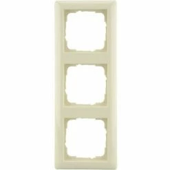 Gira Abdeckrahmen 3-fach, ST55, Cremeweiß 3-fach Gira 0775042437 3-fach Abdeckrahmen 4010337213017 Gira