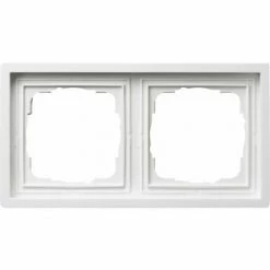 Gira Abdeckrahmen 2-fach, Flächenprogramm, Reinweiß Matt Gira Abdeckrahmen 4010337044017 2-fach Gira 2-fach