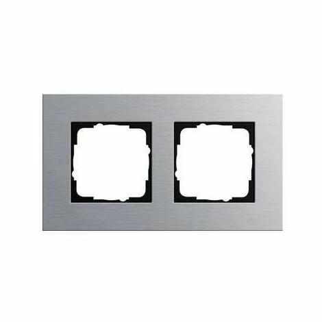 GIRA Rahmen 2f Alu Esprit Metall F.UP-Installation 21217