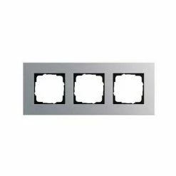 GIRA Rahmen 3f Alu Esprit Metall Thermopl F.UP-Installation 21317