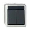 GIRA Wipptaster Gr 2W AP WG AP IP44 15530