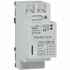 GIRA Datenschnittstelle REG 2TE KNX Eth LED Bussystem KNX Mit LED-Anzeige 216700