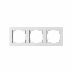 GIRA Rahmen 3f Rws Mt E2 Kst F.GEB-K Thermopl F.UP-Installation 21322