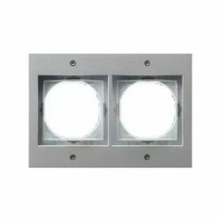 GIRA Rahmen 2f Alu TX_44 Kst Thermopl F.UP-Installation 21265