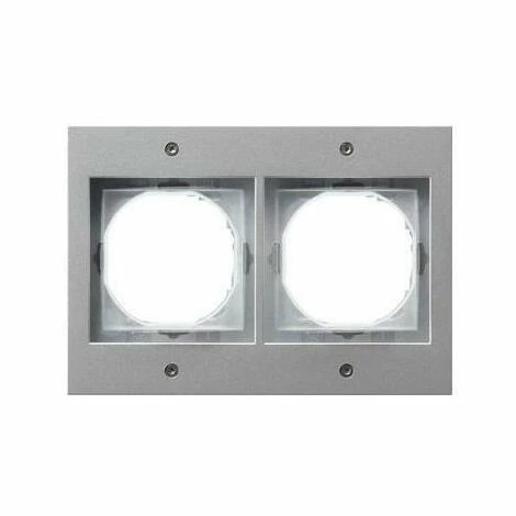 GIRA Rahmen 2f Alu TX_44 Kst Thermopl F.UP-Installation 21265