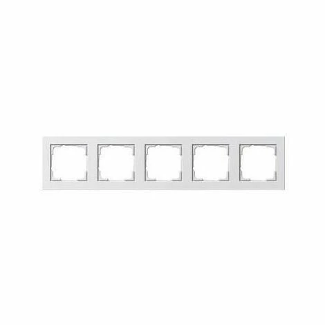 GIRA Rahmen 5f Rws Glz E2 Kst F.GEB-K F.UP-Installation Thermopl 21529