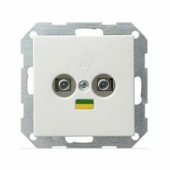 GIRA Potenzialausgleichsdose System 55 UP Rws Steckd 2f Glz 40503