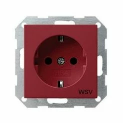 GIRA Steckdose 1f Rt Glz System 55 UP IP20 ZP Horiz/vert Zentralpl 44902