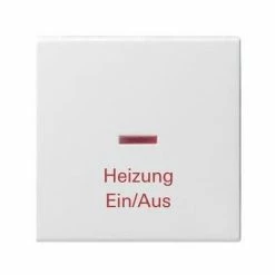 GIRA Kontrollwippe Schalter System 55 Rws Glz Heizung Notschalter 67803