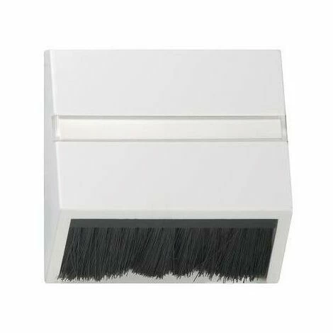 GIRA Zentralplatte Klapphaube System 55 Rws Glz Schraubbef Mit Staubschutz 68203