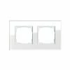 GIRA Rahmen 2f Ws Esprit Glas F.UP-Installation 21212