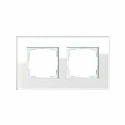 GIRA Rahmen 2f Ws Esprit Glas F.UP-Installation 21212