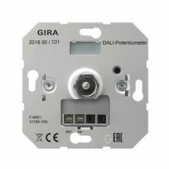 GIRA Dali-Potentiometer Einsatz UP DALI 16V Dreh/Druckkn 2mA 201800