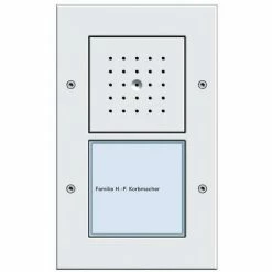 GIRA Türstationmodul Rws 1RT Türko AP Bus Mit Infoschild M.Abd 130x253x19mm 126666