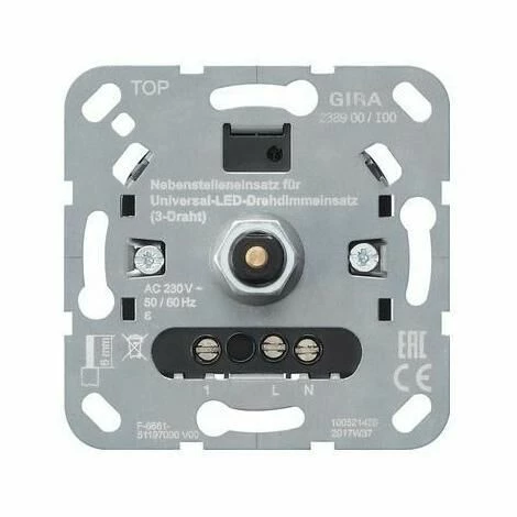 GIRA Dimmer Drehkn System 3000 LED UP Lichtwertspeicher 238900