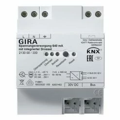GIRA Spannungsversorgung KNX 4TE 640mA LED Bussystem KNX Mit LED-Anzeige 213000