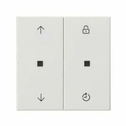 GIRA Tastwippe Funkbus 2f Rws Glz Kst Thermopl2f Bussystem Funkbus 549203