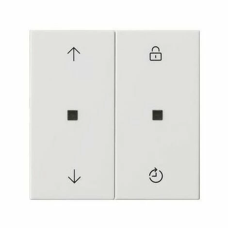 GIRA Tastwippe Funkbus 2f Rws Glz Kst Thermopl2f Bussystem Funkbus 549203