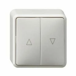 GIRA Jalousieschalter AP AP Rws IP20 1p Verr Elektrische/mechanische Verriegelung 15913