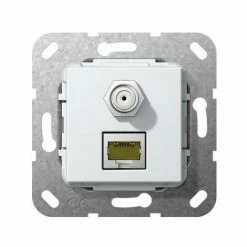 GIRA Einsatz Modular-Jack/Sat Einsatz Rws Glz 569703