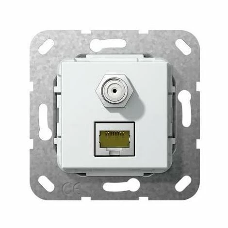 GIRA Einsatz Modular-Jack/Sat Einsatz Rws Glz 569703