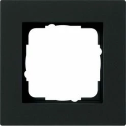 Gira ABDECKRAHMEN 1F FLACH SW M (0211095 E2)