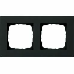 Gira ABDECKRAHMEN 2F FLACH SW M (0212095 E2)