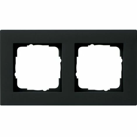 Gira ABDECKRAHMEN 2F FLACH SW M (0212095 E2)