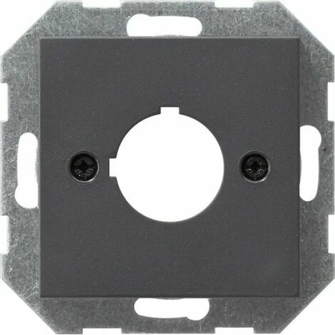 GIRA Abdeckung+Tragring Geräte mit 22,5 mm System 55 Anthrazit GIRA Abdeckung+Tragring Geräte Mit 22,5 Mm System 55 Anthrazit -GIRA shop 37113770 1