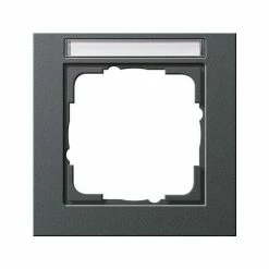 GIRA 109123 ABDECKRAHMEN 1-FACH BSF GIRA E2, ANTHRAZIT