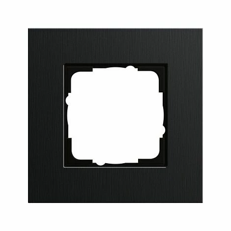 GIRA 0211126 ABDECKRAHMEN 1 FACH ESPRIT ALUMINIUM, SCHWARZ