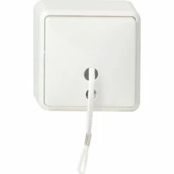 GIRA ZUGSCHALTER 014613 WECHSEL AP REINWEISS