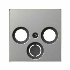 GIRA Zentralplatte Ant.dose 2f System 55 Edst Schraubbef 869600