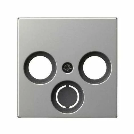 GIRA Zentralplatte Ant.dose 2f System 55 Edst Schraubbef 869600