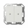 GIRA Tastwippe KNX 2f System 55 Rws Glz Kst 2f Bussystem KNX 4pkt 517303
