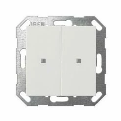 GIRA Tastwippe KNX 2f System 55 Rws Glz Kst 2f Bussystem KNX 4pkt 517303