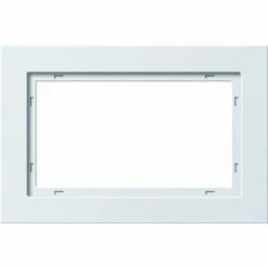 GIRA 100122 ABDECKRAHMEN 1 FACH 1 2 GIRA E2 WEISS MATT