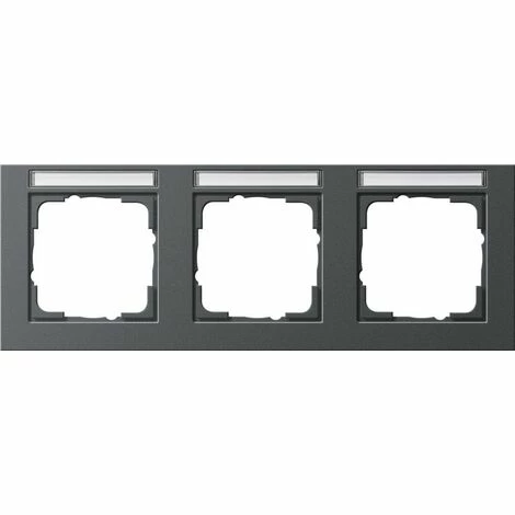 GIRA 109323 3-LOCH-RAHMENABDECKUNG MIT WAAGERECHT-SCHRIFTFELD, ANTHRAZIT – Bild 3