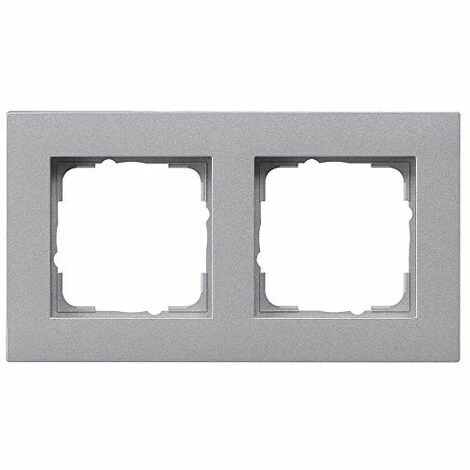 GIRA 0212255 E2 FINISH RAHMEN, SILBER