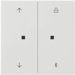 GIRA 5367112 SYSTEM 3000 JALOUSY OBERFLÄCHENSCHALTER + BLUETOOTH TIMER REINWEISS GLÄNZEND