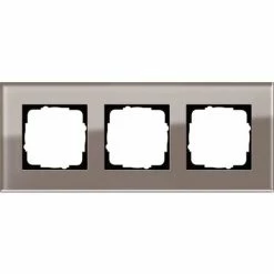 GIRA 0213122 UMBRA GLASS-SPIRIT 3-FACH-ABSCHLUSSRAHMEN