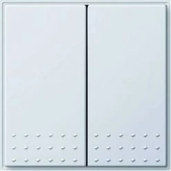 GIRA 012566 DRUCKSCHALTER S RIE TX 44 MIT DOPPELGRIFF, WEISSGLÄNZEND