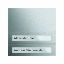 GIRA RUFTASTENMODUL 2-FACH EDELSTAHL 5532920