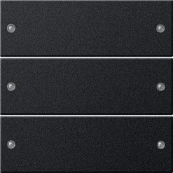 GIRA 2183005 SYSTEM 55 SCHALTER 3ER-SET SCHWARZ MATT