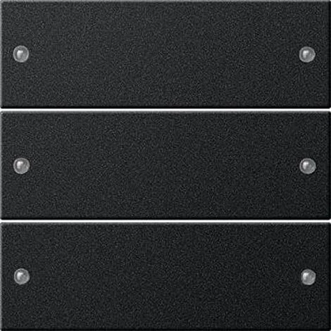 GIRA 2183005 SYSTEM 55 SCHALTER 3ER-SET SCHWARZ MATT