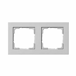 GIRA 021237 ABDECKRAHMEN, 2-FACH, E2, GRAU MATT