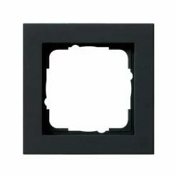 GIRA Rahmen 1f Sw Mt E2 Kst F.UP-Installation Thermopl 21109